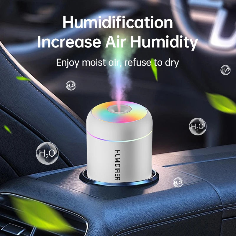Mini humidificateur d'air USB 180ML, diffuseur d'arôme, purificateur d'huile essentielle